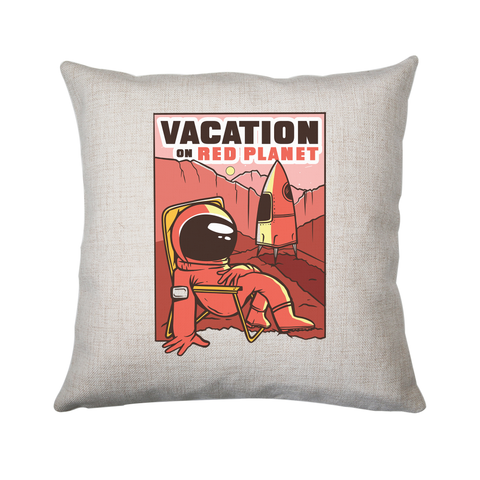 Mars vacation cushion cover pillowcase linen home decor - Graphic Gear
