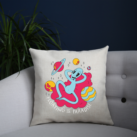 Chilling alien cushion cover pillowcase linen home decor - Graphic Gear