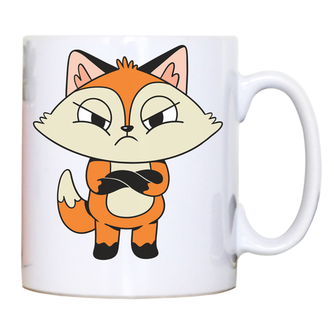 Angry fox mug coffee tea cup - Graphic Gear
