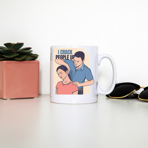 Crack people up mug coffee tea cup - Graphic Gear