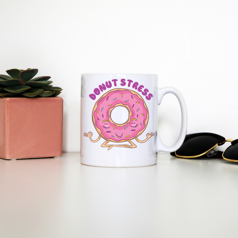 Donut stress mug coffee tea cup - Graphic Gear