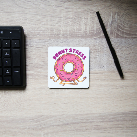 Donut stress coaster drink mat - Graphic Gear