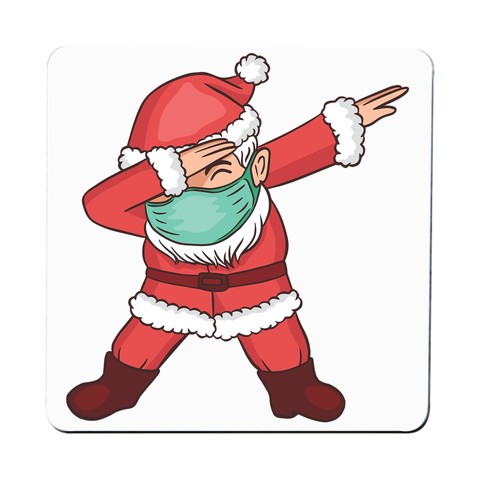 Dabbing santa claus coaster drink mat - Graphic Gear