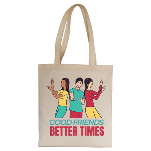 Good friends tote bag canvas shopping - Graphic Gear