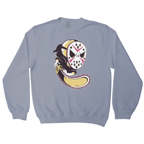 Grim reaper hockey mask sweatshirt - Graphic Gear