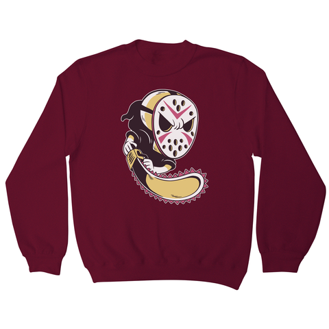 Grim reaper hockey mask sweatshirt - Graphic Gear