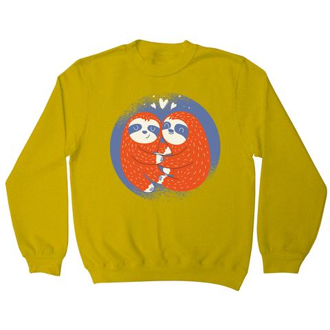 Valentines sloth sweatshirt - Graphic Gear