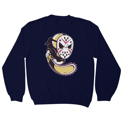 Grim reaper hockey mask sweatshirt - Graphic Gear