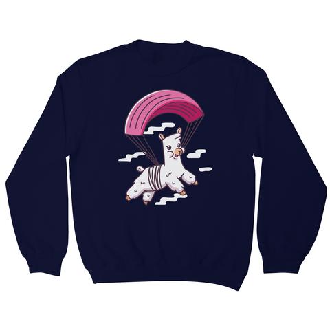 Skydiving alpaca sweatshirt - Graphic Gear