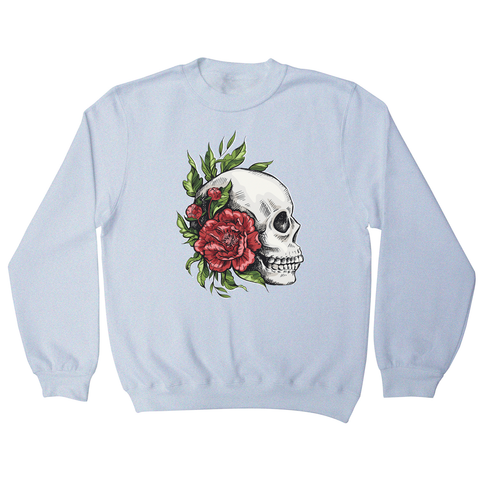 Skull roses sweatshirt - Graphic Gear