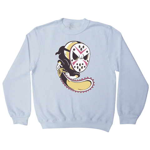 Grim reaper hockey mask sweatshirt - Graphic Gear