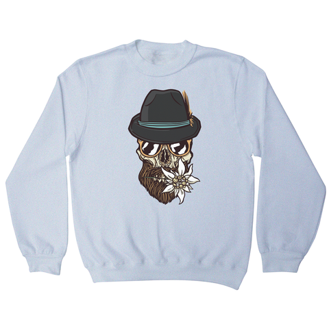 Hipster skull sweatshirt - Graphic Gear