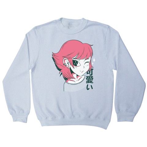 Kawaii anime girl sweatshirt - Graphic Gear