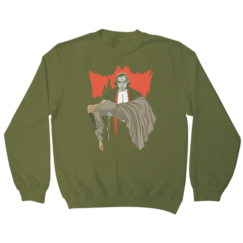 Dracula and woman sweatshirt - Graphic Gear