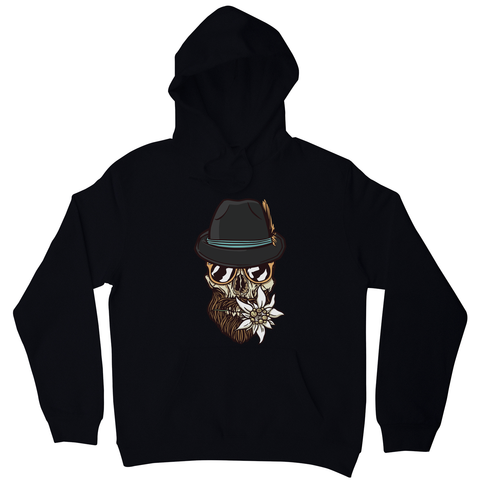 Hipster skull hoodie - Graphic Gear