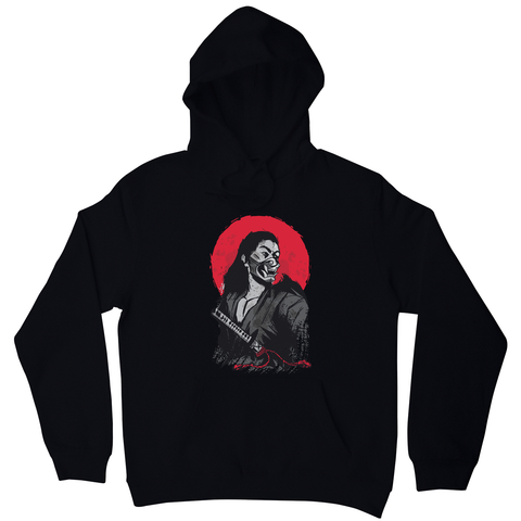 Male japanese warrior hoodie - Graphic Gear