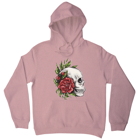 Skull roses hoodie - Graphic Gear