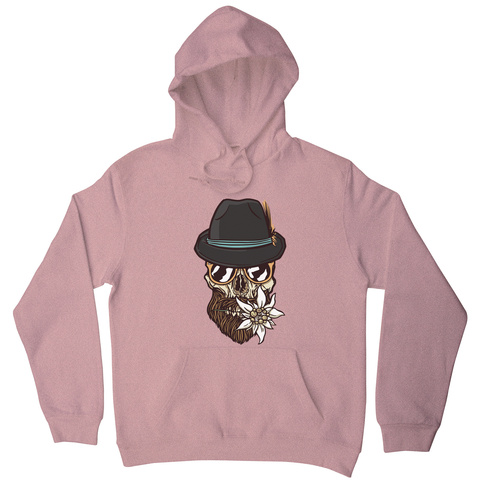 Hipster skull hoodie - Graphic Gear