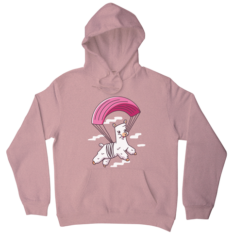 Skydiving alpaca hoodie - Graphic Gear