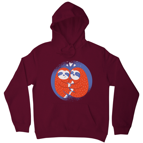 Valentines sloth hoodie - Graphic Gear