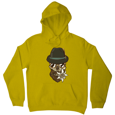 Hipster skull hoodie - Graphic Gear