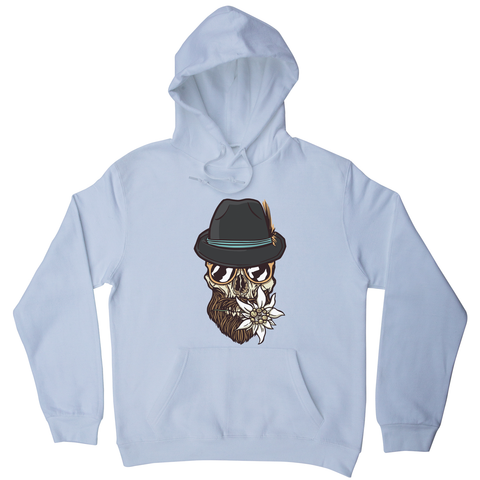 Hipster skull hoodie - Graphic Gear