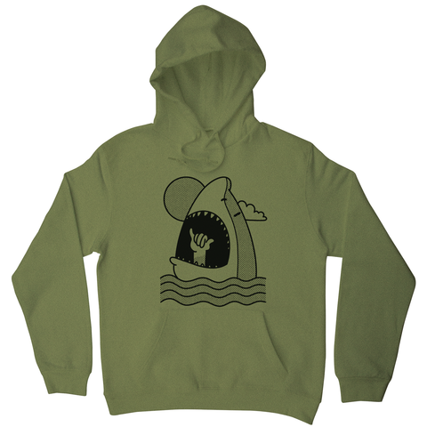 Shaka shark hoodie - Graphic Gear