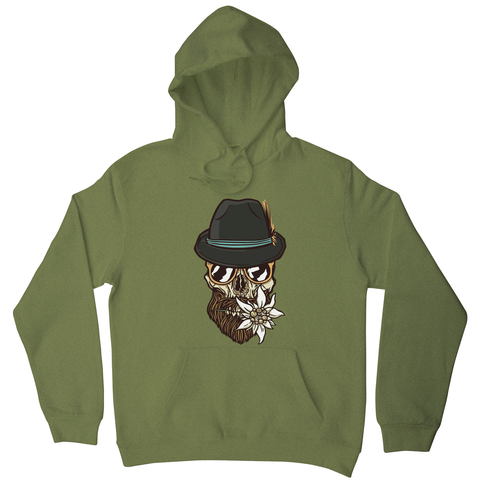 Hipster skull hoodie - Graphic Gear
