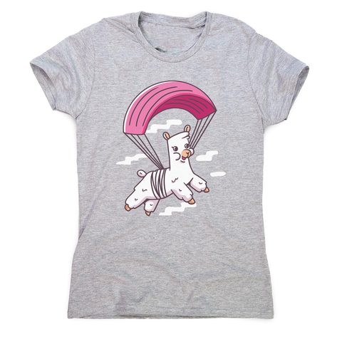 Skydiving alpaca women's t-shirt - Graphic Gear
