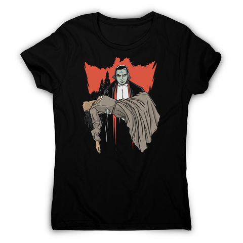 Dracula and woman women's t-shirt - Graphic Gear