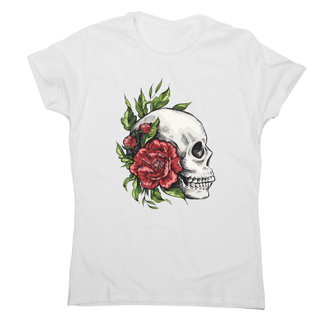 Skull roses women's t-shirt - Graphic Gear