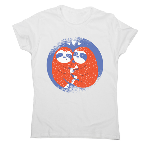 Valentines sloth women's t-shirt - Graphic Gear