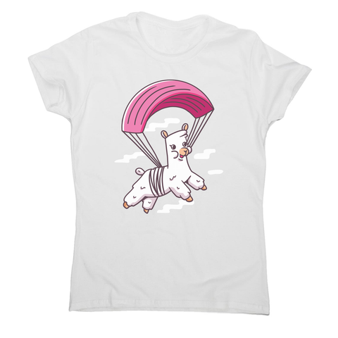 Skydiving alpaca women's t-shirt - Graphic Gear