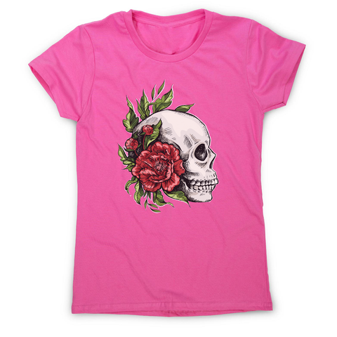Skull roses women's t-shirt - Graphic Gear