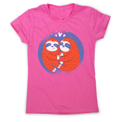 Valentines sloth women's t-shirt - Graphic Gear