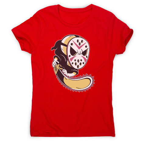 Grim reaper hockey mask women's t-shirt - Graphic Gear