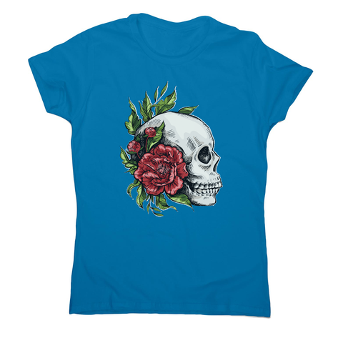 Skull roses women's t-shirt - Graphic Gear