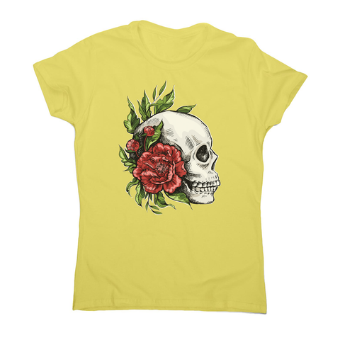 Skull roses women's t-shirt - Graphic Gear