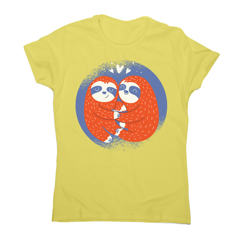 Valentines sloth women's t-shirt - Graphic Gear