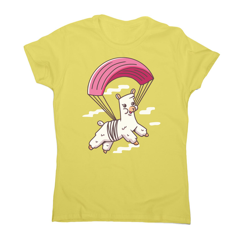 Skydiving alpaca women's t-shirt - Graphic Gear