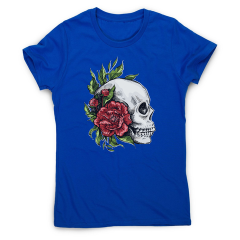 Skull roses women's t-shirt - Graphic Gear