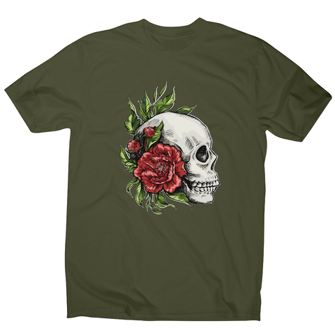 Skull roses men's t-shirt - Graphic Gear
