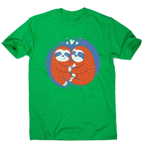 Valentines sloth men's t-shirt - Graphic Gear