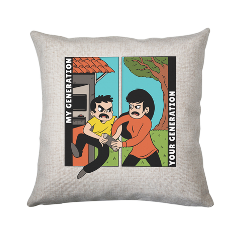 Generation cartoons cushion cover pillowcase linen home decor - Graphic Gear