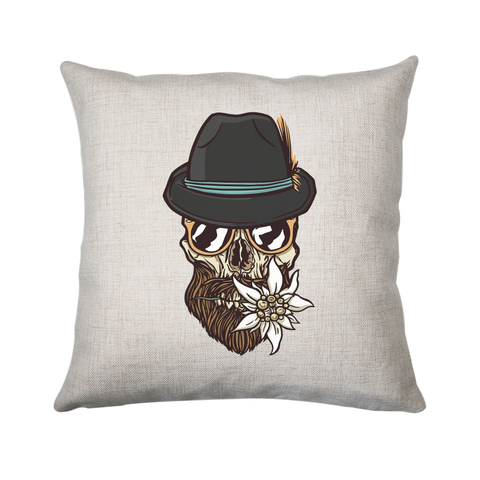 Hipster skull cushion cover pillowcase linen home decor - Graphic Gear