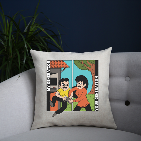 Generation cartoons cushion cover pillowcase linen home decor - Graphic Gear