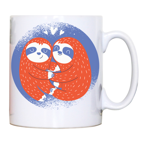 Valentines sloth mug coffee tea cup - Graphic Gear