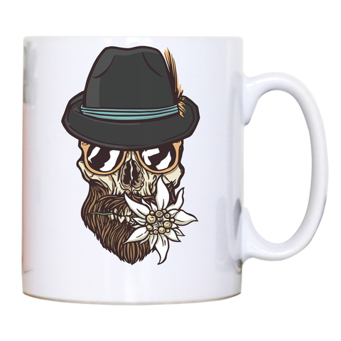 Hipster skull mug coffee tea cup - Graphic Gear