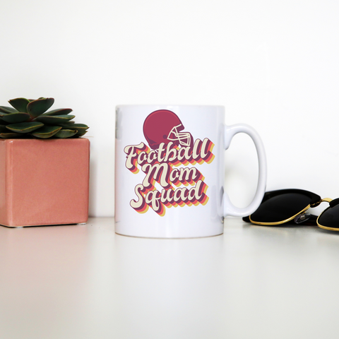 Football mom squad mug coffee tea cup - Graphic Gear