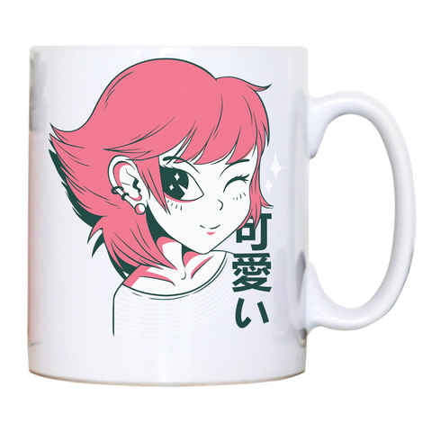 Kawaii anime girl mug coffee tea cup - Graphic Gear